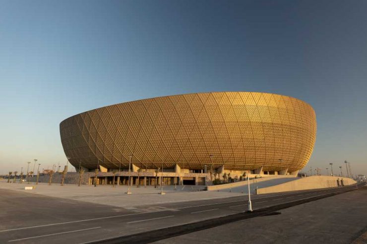 Inaugural Match At Qatar S Lusail Stadium Draws Thousands Of Football