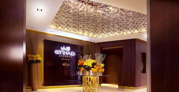 Image result for Etihad First class lounge, Abu Dhabi International Airport LOGO