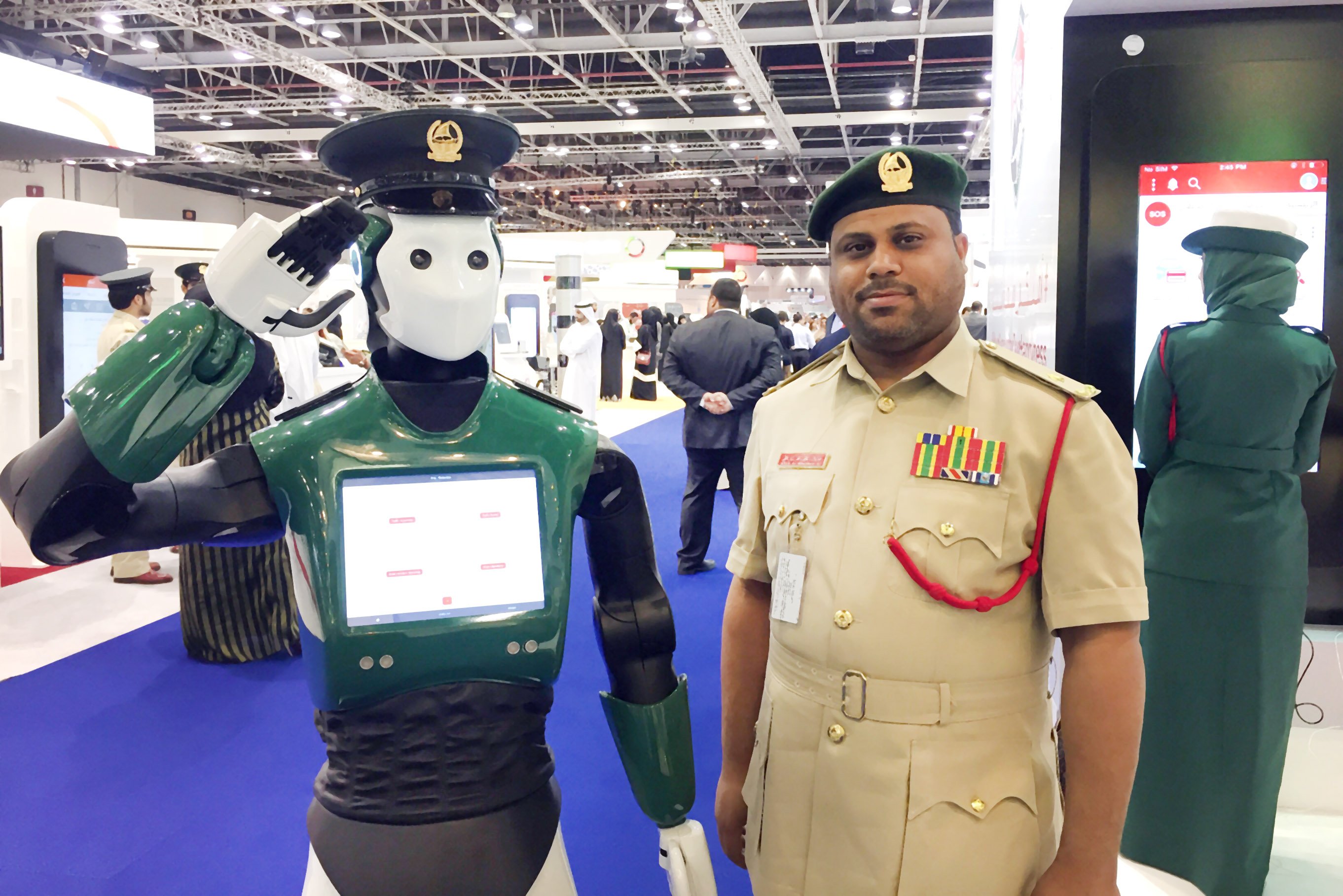 Image result for dubai robot police force