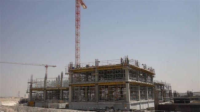 Construction progresses on Dubai Expo 2020 pavilions