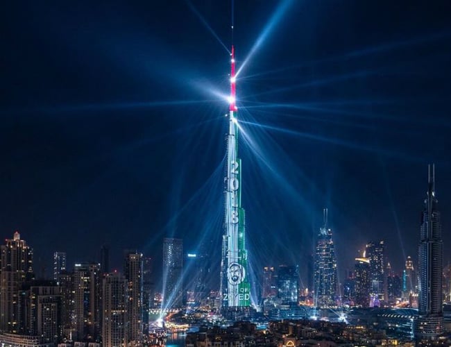 Dubai's New Year light show to play all week - Gulf Business