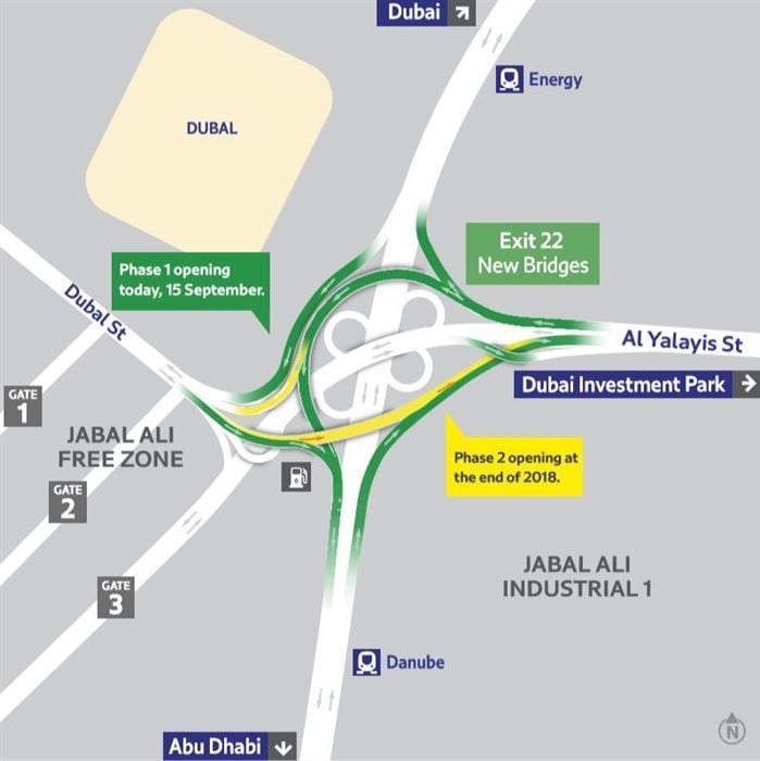 Dubai Opens New Interchange On Sheikh Zayed Road