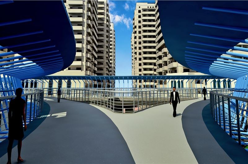 RTA to build 'unique' four-sided footbridge at key junction in Dubai Marina