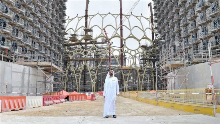 In Pics: Sheikh Mohammed Inspects Progress At Dubai Expo 2020 Site