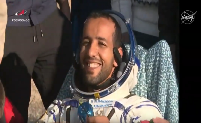 Uaes First Astronaut Hazza Al Mansoori Back On Earth