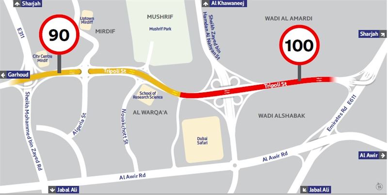 Speed Limit Increased On Key Dubai Road