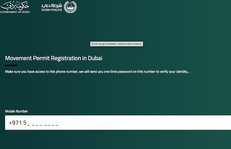 Dubai moving permits