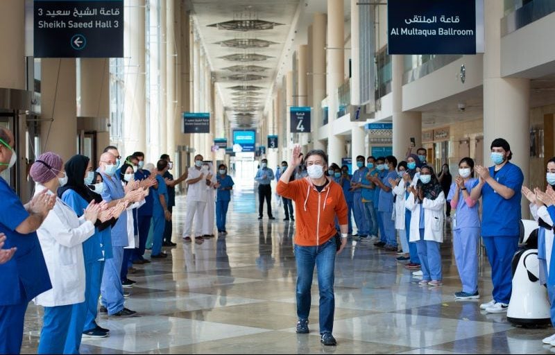 Dubai field hospital patient
