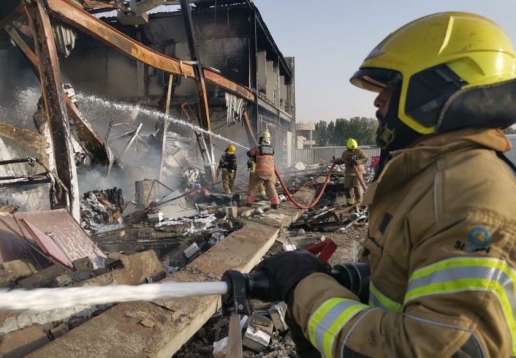 Sheikh Hamdan condoles firefighter who died in Dubai blaze