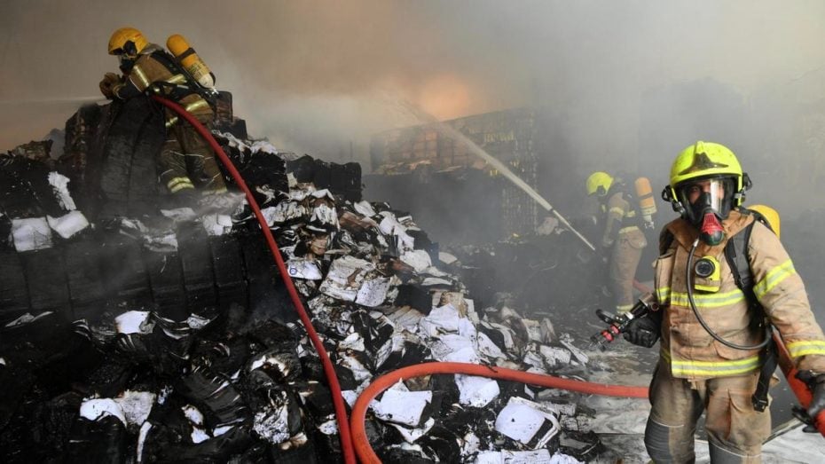 Fire breaks out at Al Quoz warehouse in Dubai