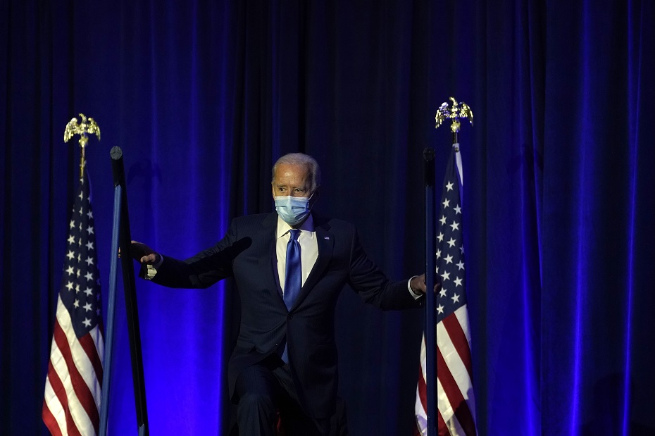 Democratic Presidential Nominee Joe Biden Addresses The Nation As Election Count Continues In Few Key States