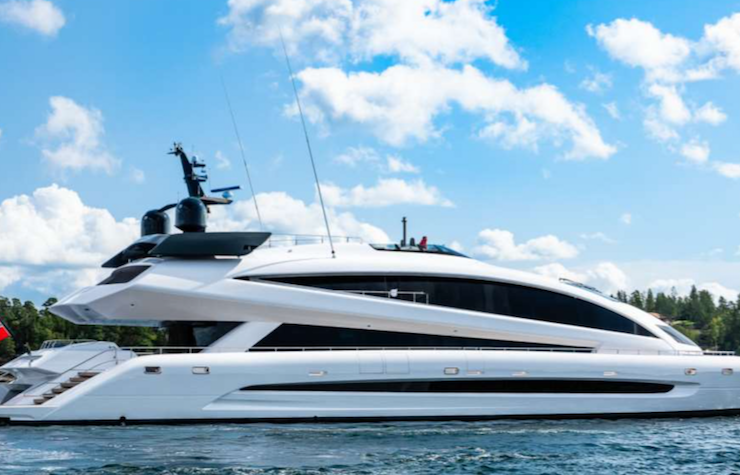 Fahad and Omid Porsche yacht