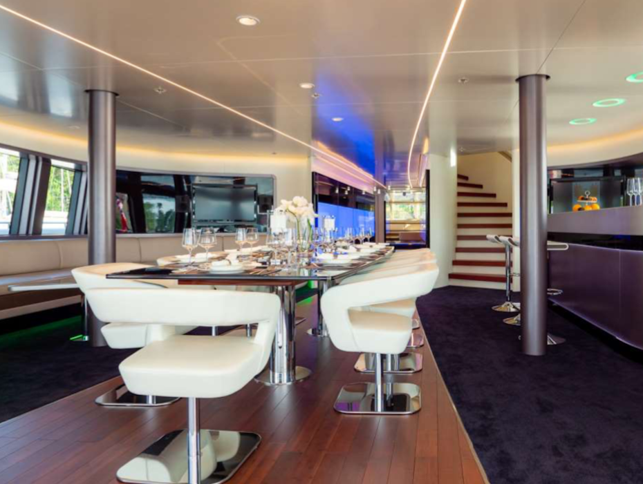 Fahad and Omid Porsche yacht