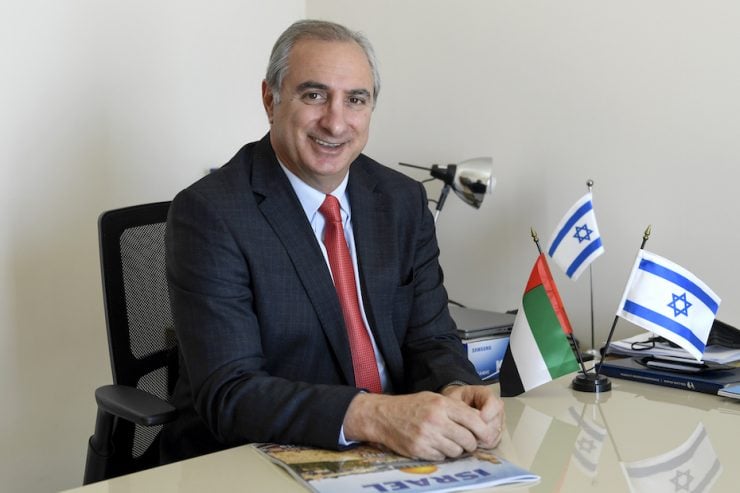 Eitan Na’eh, head of mission at the newly established Israeli embassy in Abu Dhabi