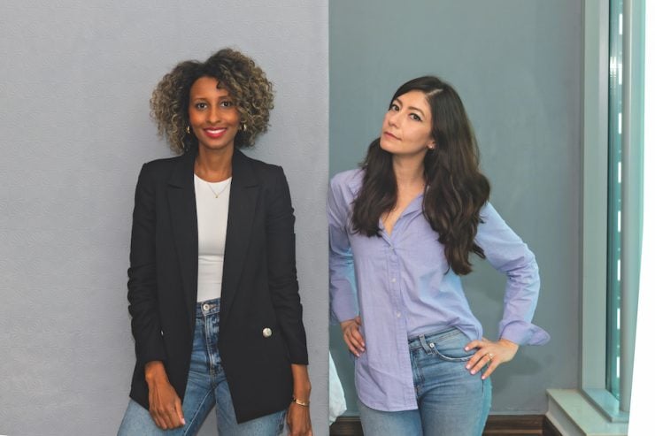 Amina Grimen and Ayat Toufeeq, co-founders at Poweder.ae