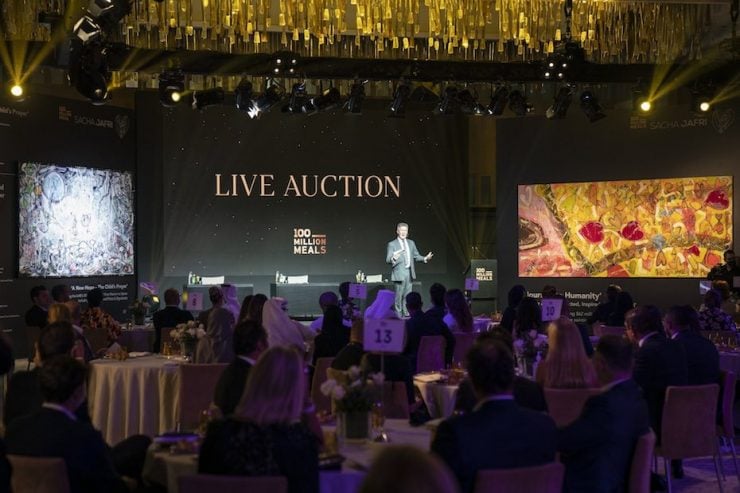 Dubai charity art auction