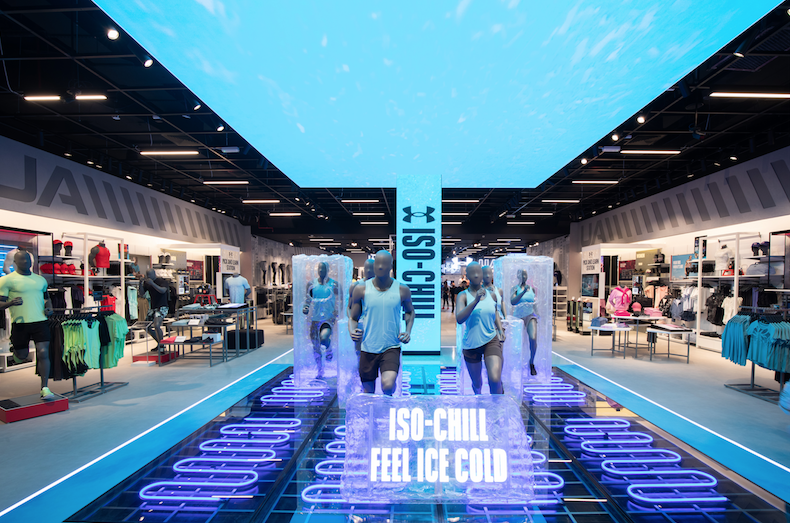 Redada en lugar Alinear Under Armour opens largest store in the Middle East in Dubai Mall