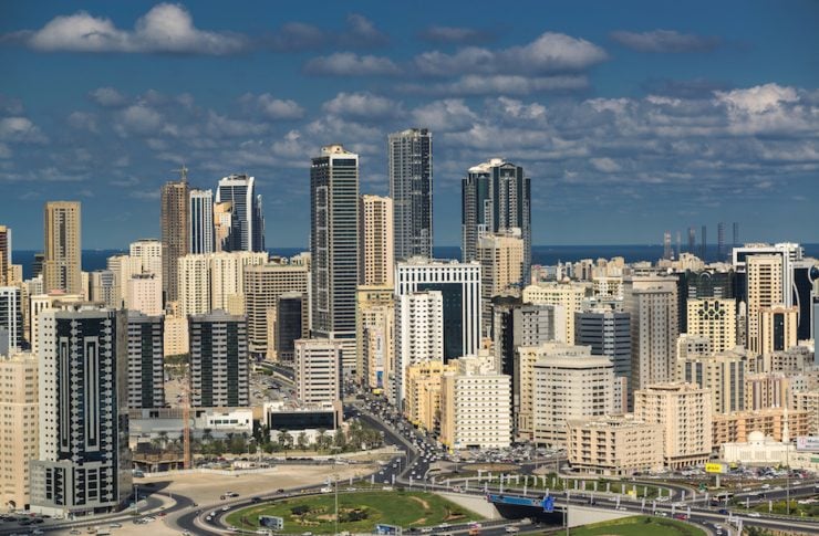 Sharjah city skyline