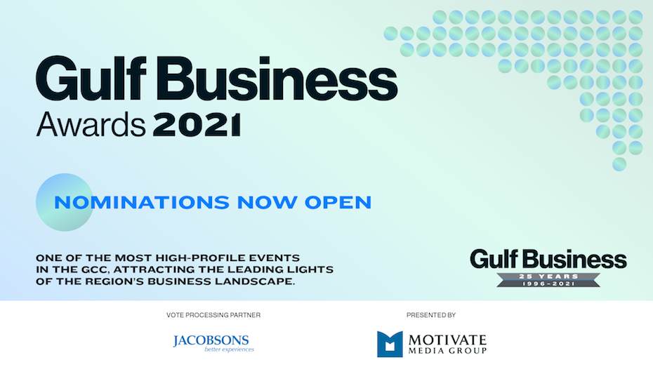 Nominations are open for Gulf Business Awards 2021