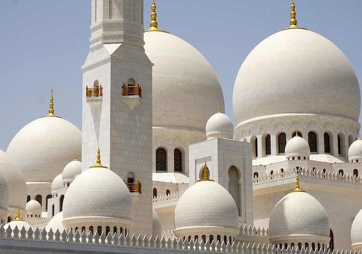 Abu Dhabi Sheikh Zayed Grand Mosque White Mosque