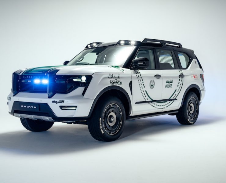 W Motors Ghiath Smart Patrol Dubai Police