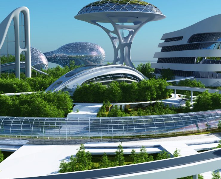 Metaverse mansion concept - union Square House