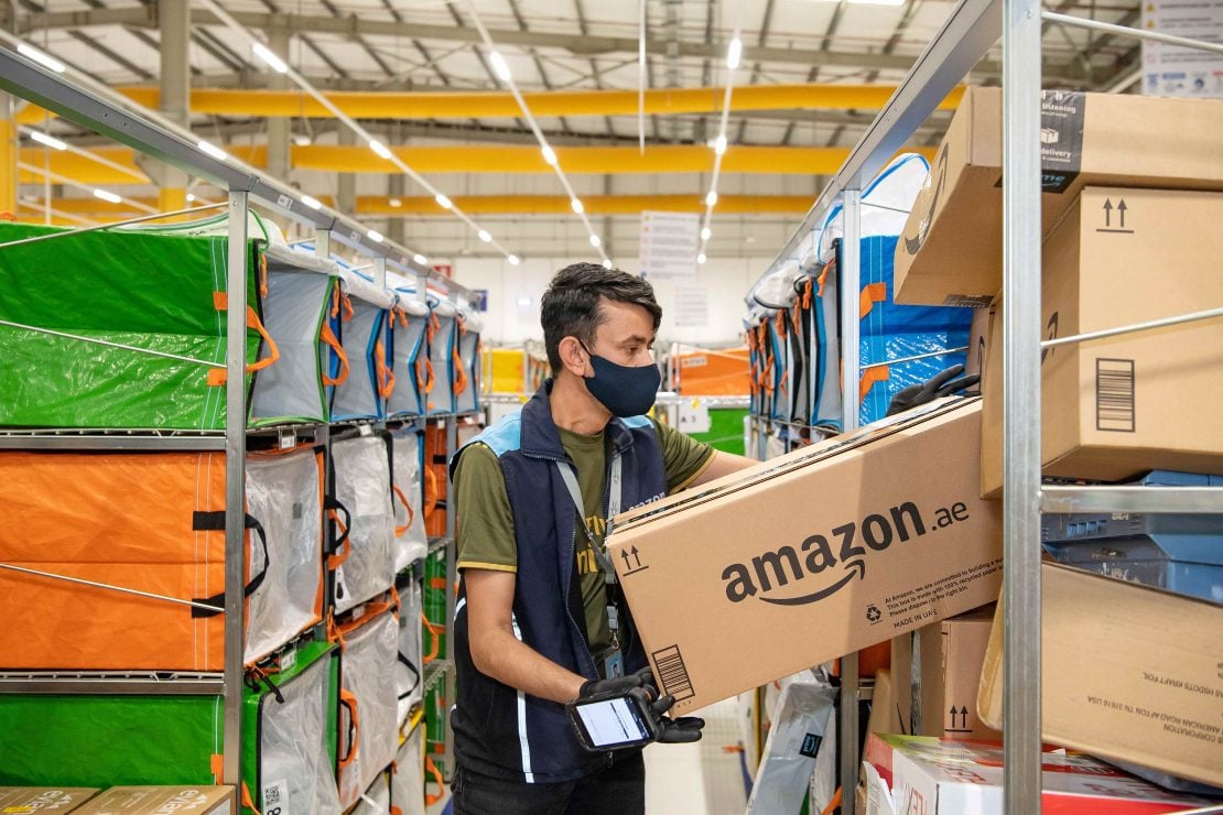 Inside Amazon’s largest delivery station in the UAE