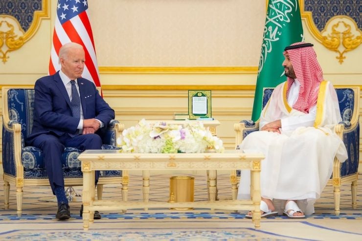 Joe Biden meets Saudi Crown Prince