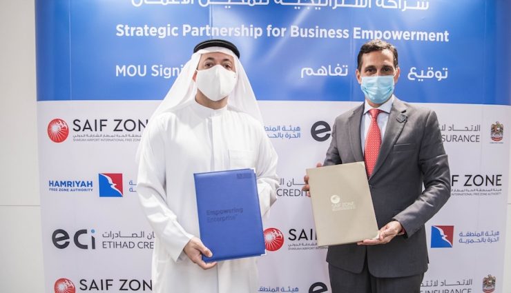 ECI SAif Zone sign agreement