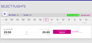From Wizz Air Abu Dhabi to Kuwait