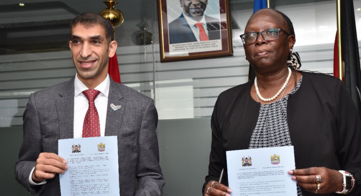 UAE Kenya sign CEPA