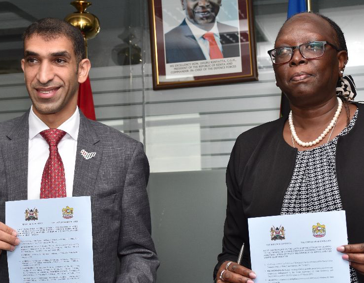 UAE Kenya sign CEPA