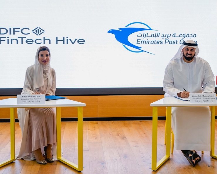 Emirates Post Group and DIFC FIntech HIVE sign sponsorship deal