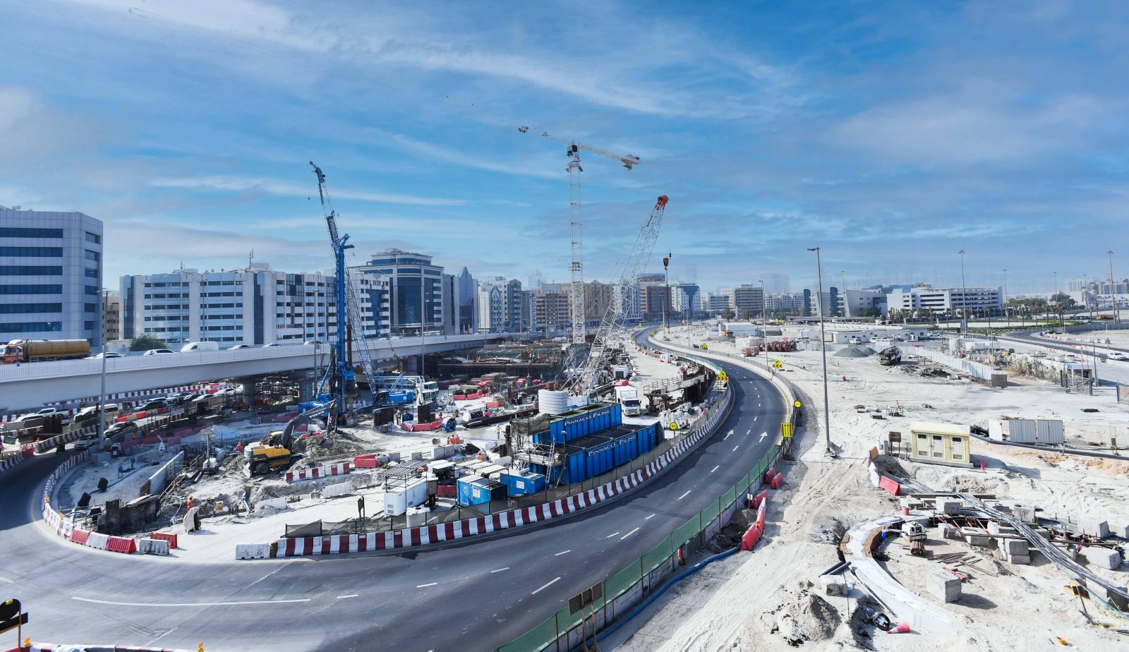 RTA completes 55 per cent of construction at Falcon Interchange/ pic: Dubai Media Office