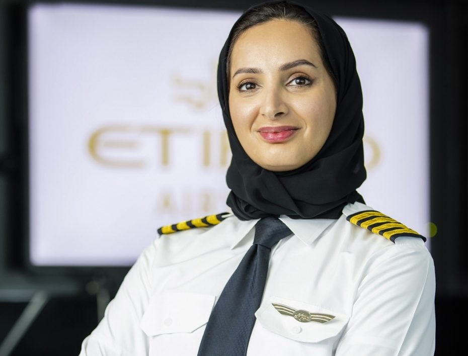Etihad pilot Aisha Al Mansoori becomes UAE's first female Emirati captain