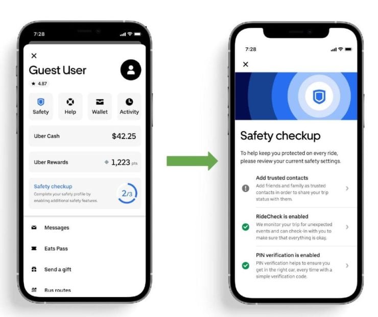 Uber Launches Major App Update To Ensure Riders Safety