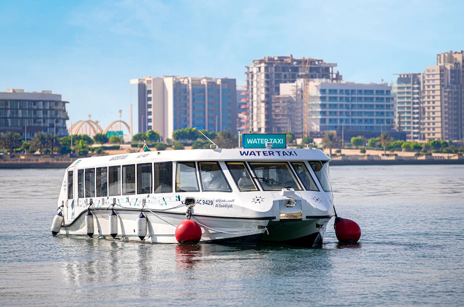 Abu Dhabi launches public water taxi service