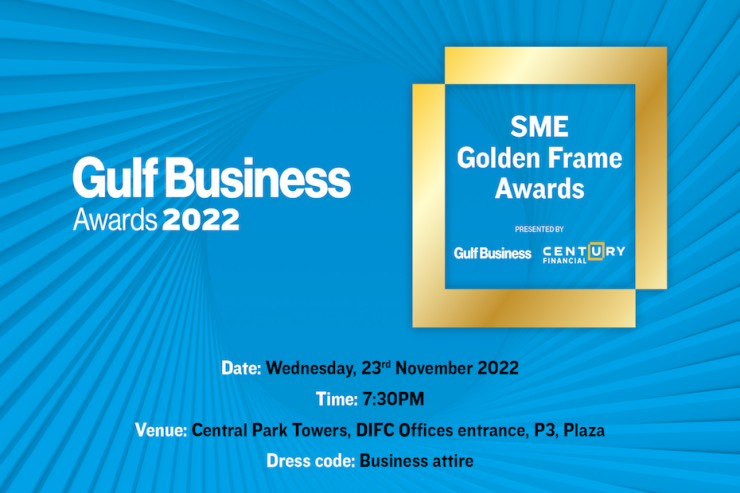SME Golden Frame awards by Century Financial and Gulf Business
