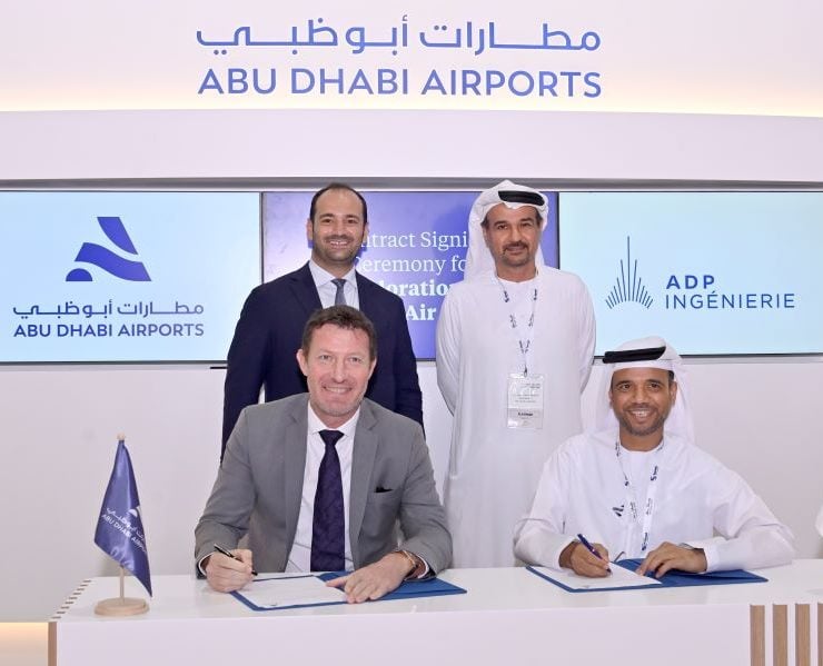 Abu Dhabi Airports Groupe ADP sign MoU