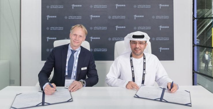 Fugro Abu Dhabi Ports sign agreement