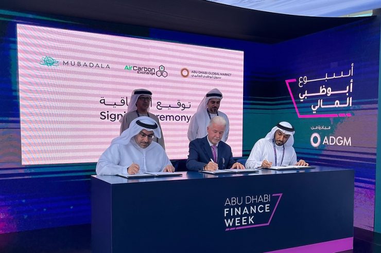 Mubdala Air carbon exchange