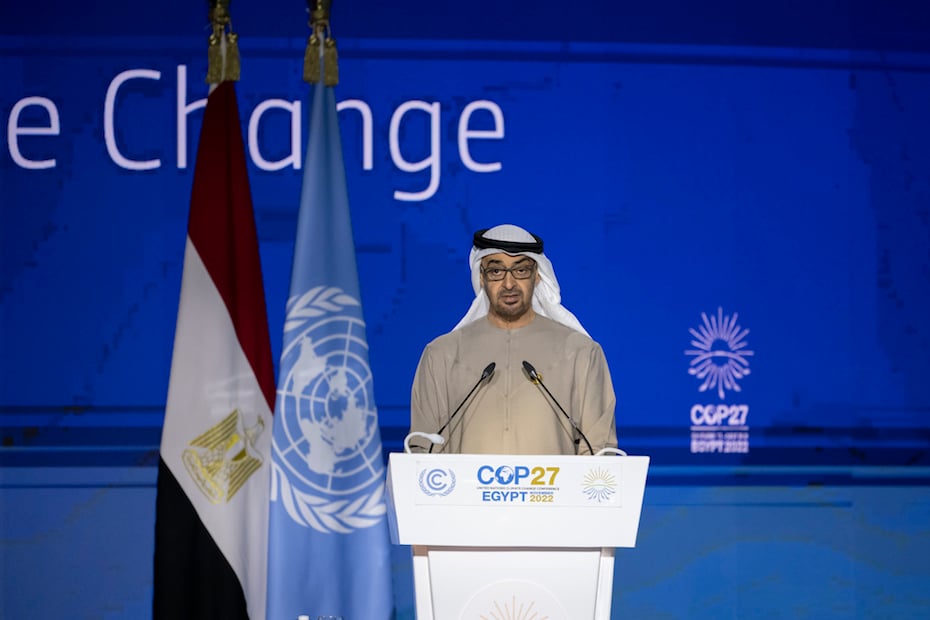 COP27: "We meet at a critical time for our planet and our future generations," says UAE President