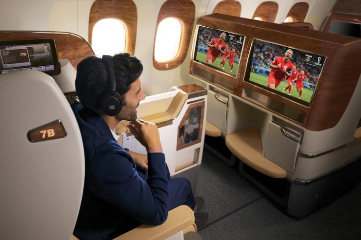 Dubai's Emirates to show FIFA World Cup matches live in the air