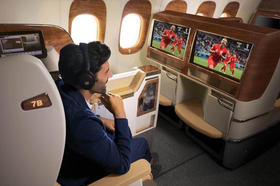 Dubai's Emirates to show FIFA World Cup matches live in the air