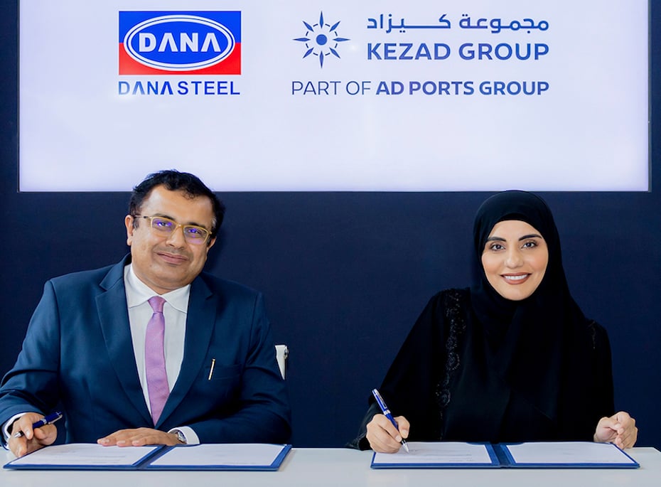 Dana Steel Kezad sign agreement
