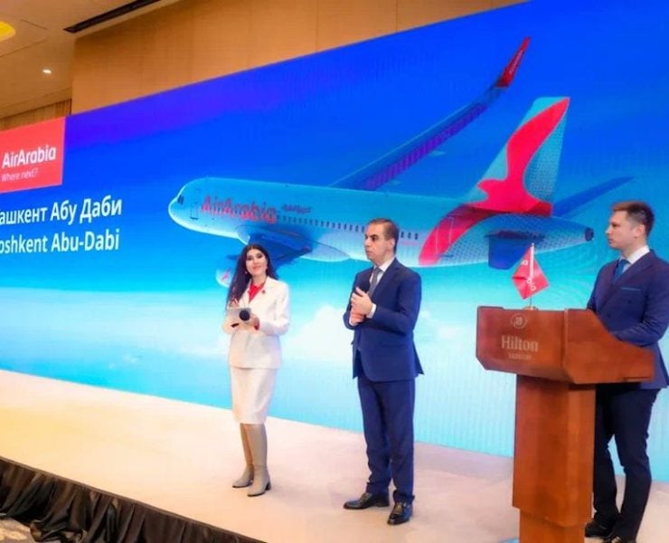 Air Arabia Abu Dhabi launches its first flight to Tashkent