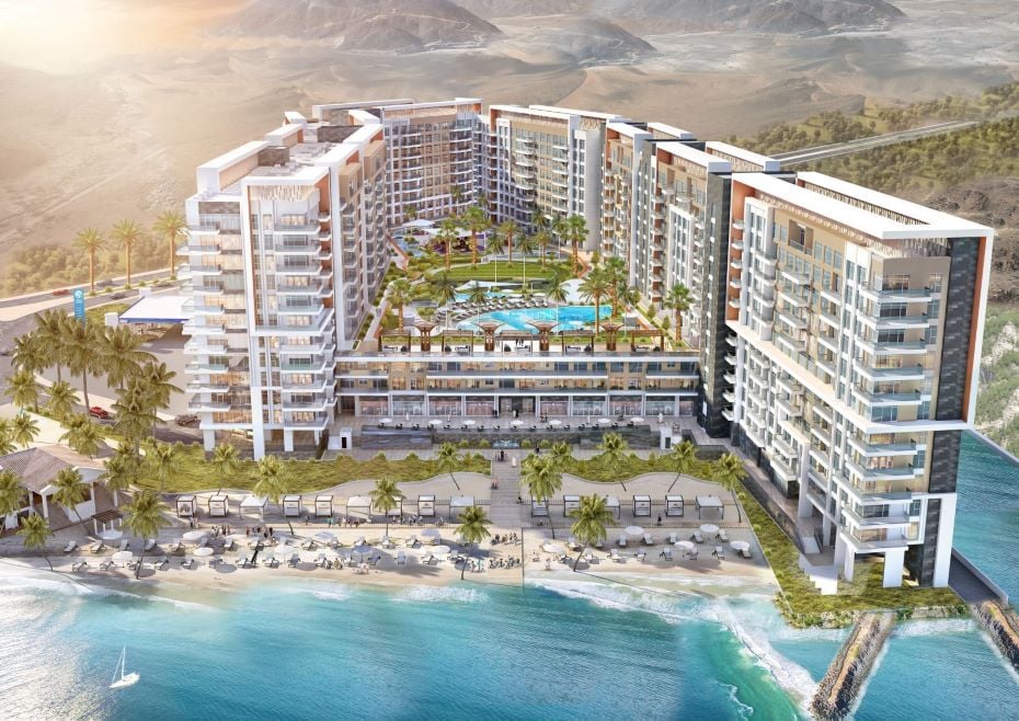 ASAS Real estate project in Khorfakkan photo courtesy WAM