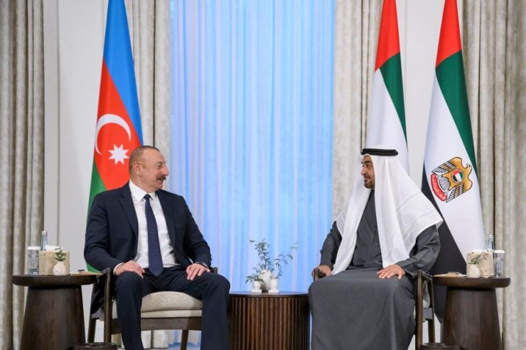 UAE President receives Azerbaijan's head of state