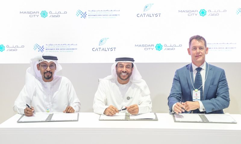 Masdar City, Mbzuai, And The Catalyst Sign Mou