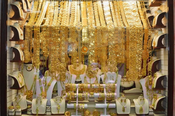 Gold jewellery exports India -Dubai